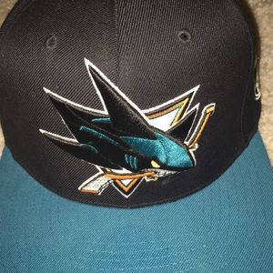Sharks hockey hat
